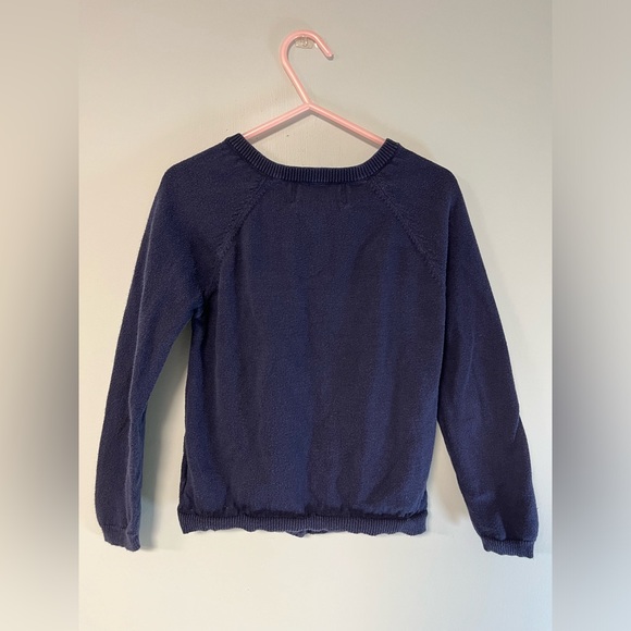 Old Navy Button Down Long Sleeve Navy Cardigan, Toddler Girl 5T, kid cardigan - Picture 3 of 9